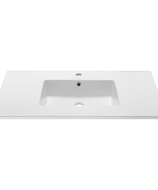 Voltaire 37" Vanity Top Sink with Single Faucet Hole