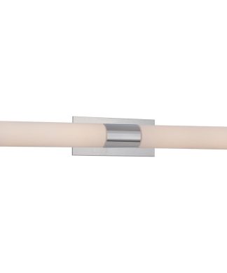WAC Lighting Elementum LED Indoor or Outdoor Bath & Wall Light, Chrome, 30"