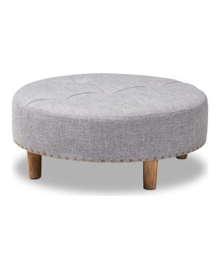 Vinet Cocktail Ottoman - Gray