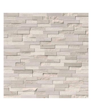 White Oak Multi Finish Ledger Panel, 6"x24" Tiles, Set of 12