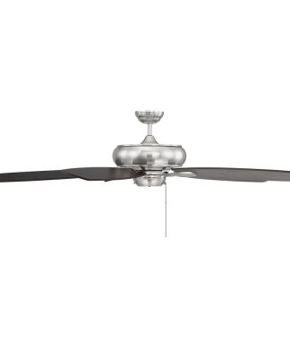 Wind Star 68 in. Indoor Ceiling Fan, Brushed Pewter