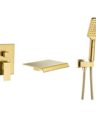 9.84" Detachable Shower System, Gold