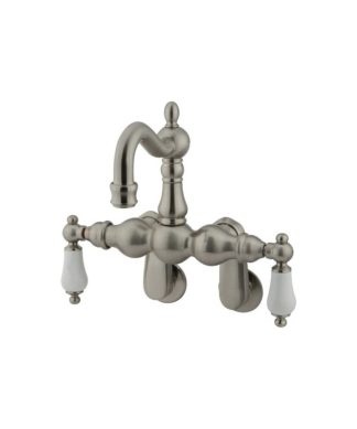 3-3/8" - 9" Adjustable Center Wall Mount Clawfoot Tub Filler CC1083T8