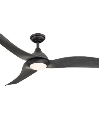 52 in Modern LED Ceiling Fan in Dark Bronze