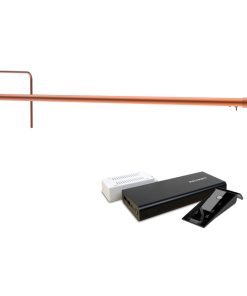 30" Slim Line Art Light, Rose Gold With Rechargeable Battery