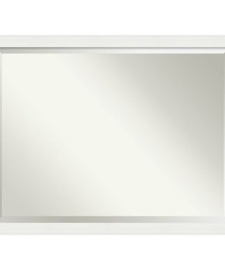 Wall Mirror Bathroom Vanity Mirror Vanity White Narrow, Outer Size 43x33
