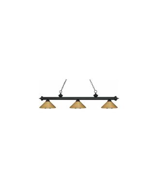Z-Lite 200-3-MPB Riviera 3 Light Island/Billiard Chandelier