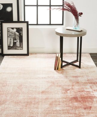 Weave & Wander Cashel Hand Woven Lustrous Viscose Rug, Quartz, 5'x8'