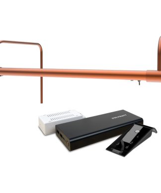 16" Slim Line Frame Light, Rose Gold With Rechargeable Battery