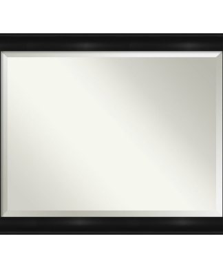 Wall Mirror Bathroom Vanity Mirror Grand Black, Outer Size 46x36