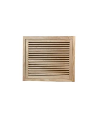 Wood Return Air Filter Grille, 25"x20", Standard Square Edge, Standard Sqaure Ed