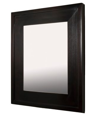 14"x18" Fox Hollow Furnishings Mirrored Medicine Cabinet, Coffee Bean