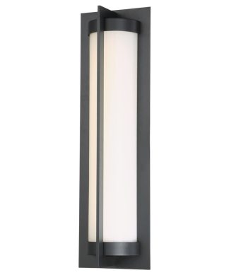 WAC Lighting Oberon 20" LED Outdoor Wall Light in Black