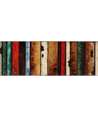 "Rustic Flow 1" Primo Mixed Media Hand Painted 3D Wall Sculpture Metal Wall Art