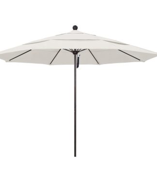 11' Fiberglass Umbrella Bronze, Olefin, Woven Granite, 11'