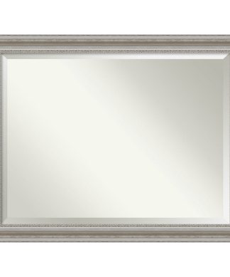 Wall Mirror Bathroom Vanity Mirror Parlor Silver, Outer Size 46x36