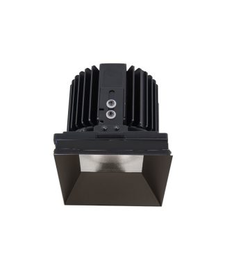 Volta 4.5" LED Square Shallow Narrow 25 3000K Soft White 90CRI, Copper Bronze