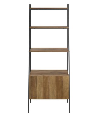 72" Industrial Modern Ladder Bookcase - Reclaimed Barnwood