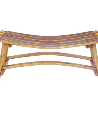 Wine Barrel Small Garden Bench