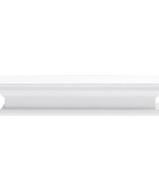 23" Classic White Floating Wall Shelf