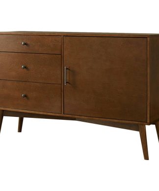52" Mid, Century TV Console, Walnut