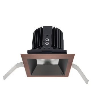 WAC-Lighting Uber Volta Square LED Flood Light, 3500K White Copper Bronze