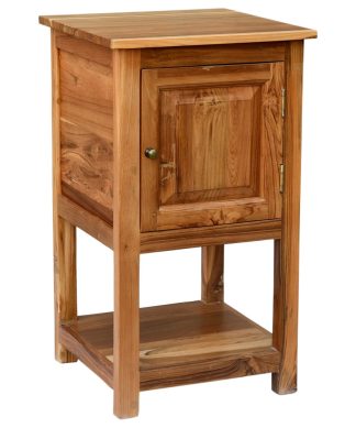 1-Door Teak Nightstand