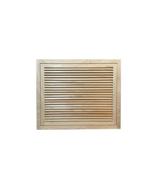 Wood Return Air Filter Grille, 30"x24", Standard Square Edge, Standard Sqaure Ed