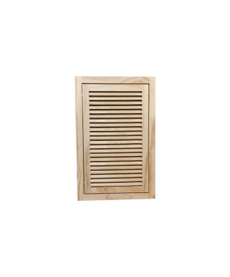 Wood Return Air Filter Grille, 14"x24", Standard Sqaure Edge