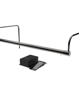 21" Slim Line Frame Light, Black With Hard Wire Kit and Remote
