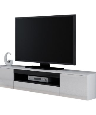 VIVA TV Stand, White and Black