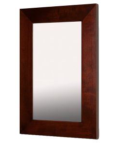 14x24 Fox Hollow Furnishings Mirrored Medicine Cabinet, Espresso