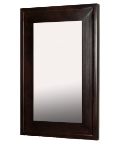 14x24 Fox Hollow Furnishings Mirrored Medicine Cabinet, Coffee Bean