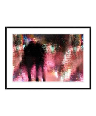 "Rain Above The Funfair" Framed Digital Print by Stefan Eisele, 44x32"