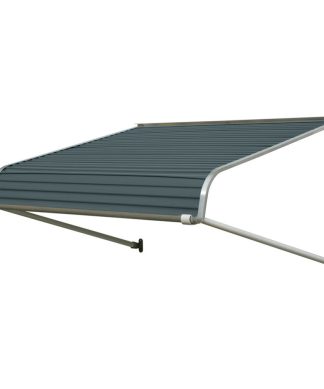 1100 Series Aluminum Door Canopy 40"x60" Projection, Slate Blue
