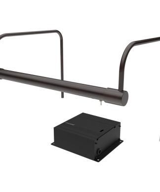 12" Tru-Slim Picture Light, Oil Rubbed Bronze With Dimmable Direct Wire Kit