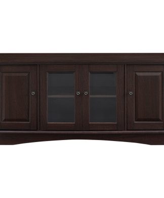 52" Espresso Wood TV Stand