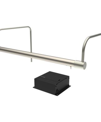 16" Slim Line Frame Light, Satin Nickel With Dimmable Direct Wire Kit