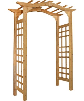 47"W x 18"D x 86"H Westwood Arbor