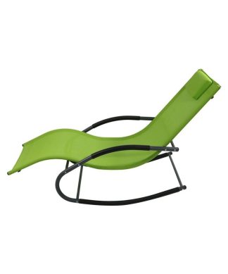 Weather Resistant Chaise Lounge, Green