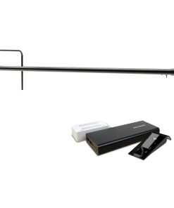 30" Slim Line Frame Light, Black With Rechargeable Battery