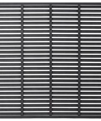 vidaXL Louver Fence WPC Gray Garden Patio Outdoor Replacement Fence Panel