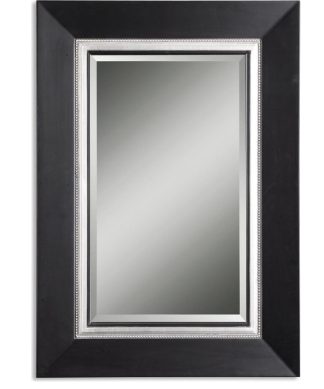 Whitmore Black Vanity Mirror, Black