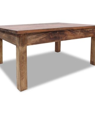 vidaXL Solid Reclaimed Wood Coffee Table 38.6" Couch End Side Living Room