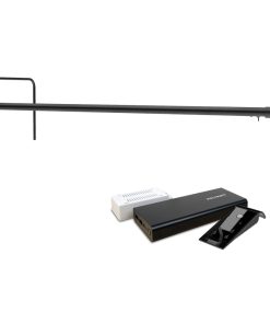 30" Slim Line Frame Light, Oil Rubbed Bronze With Rechargeable Battery