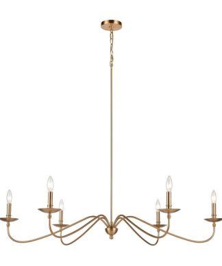 6 Light Island in Traditional Style - 39 Inches tall and 47 inches wide 6