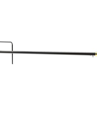 30" Tru-Slim Gallery Light, Black/Brass With Plug-In Installation