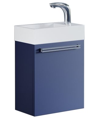 Yorkey 18" Single Bathroom Vanity Set, Blue
