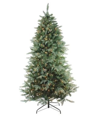 Washington Frasier Fir Slim Christmas Tree, Clear Lights