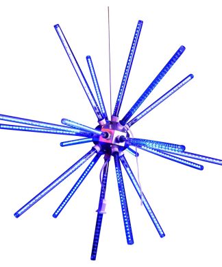 30" Animated Blue LED Star Burst